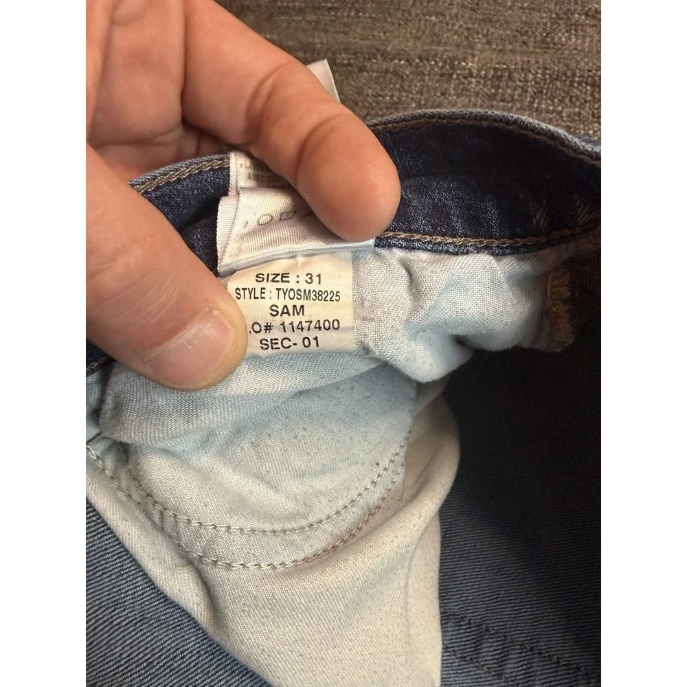 Joe's Jeans Brixton W31x29-30 Medium Wash Stretch Straight Slim Denim Mens